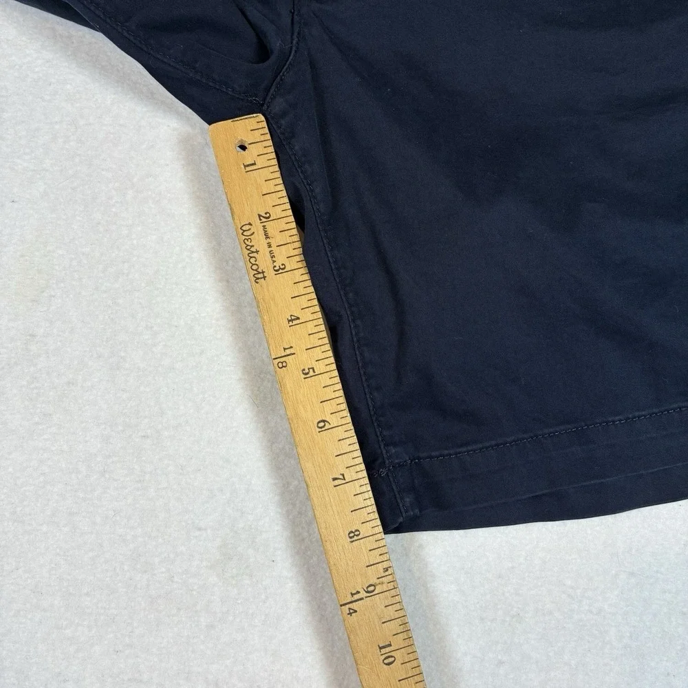AG Adriano Goldschmied Wanderer Mens 31 Navy Blue Stretch Chino Casual Shorts